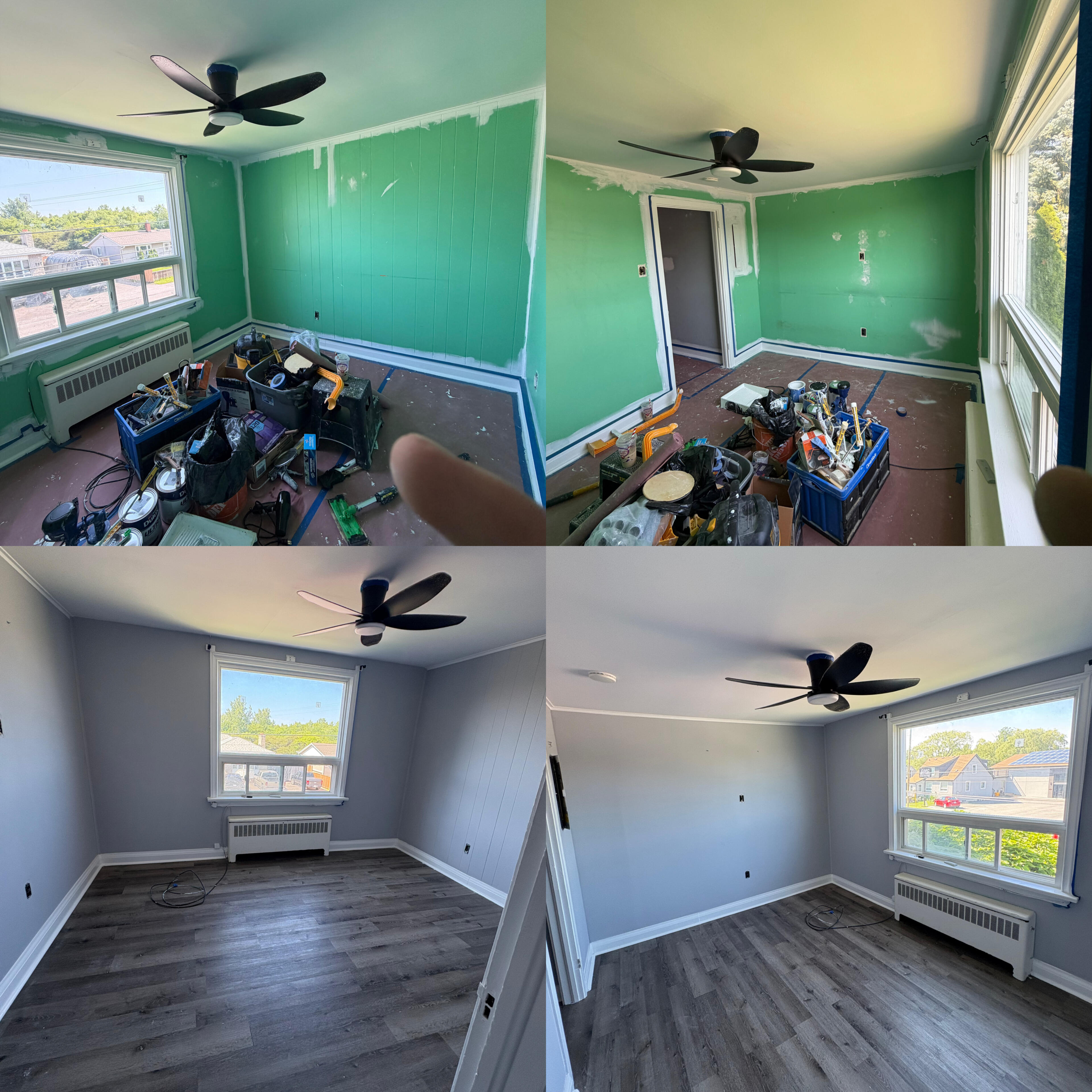 Professional door painting and finishing process video by Abdu Paints, serving residential clients in the Niagara Region.